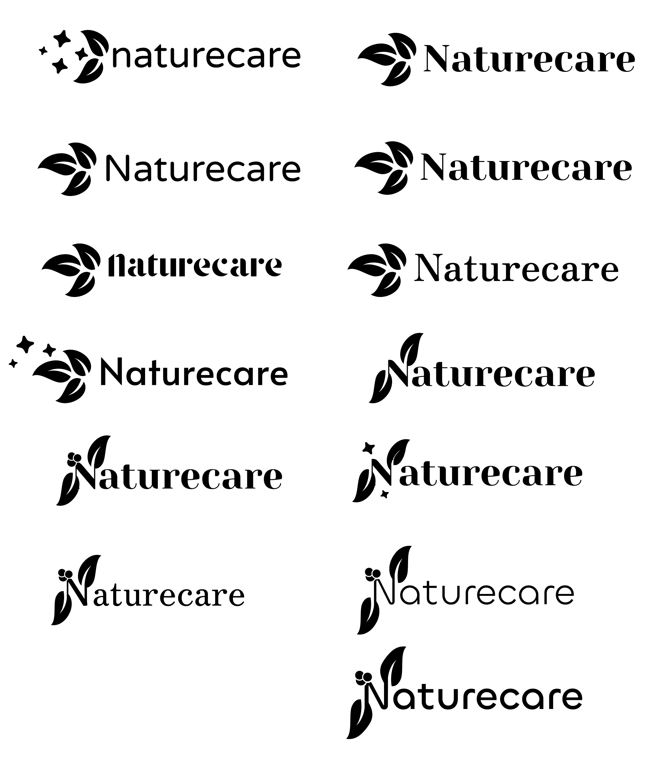 NaturecareAI logo exploration